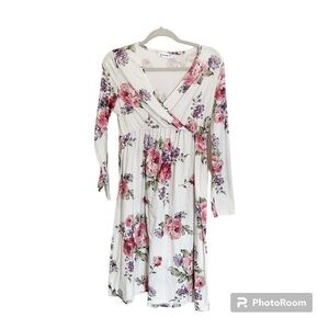 PatPat Maternity Dress Floral Print